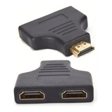 Adaptador Duplicador  Hdmi Macho Para 2 Femea Out Splitter