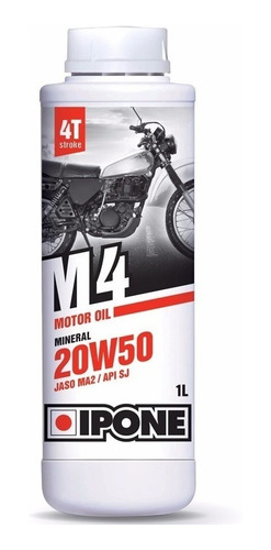 Aceite Lubricante Ipone M4 Mineral 20w50 4t - Solo Fas Motos