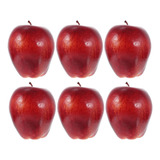 6 Unidades, Pequeñas Espumas Ligeras, Modelo Fruta, Manzanas