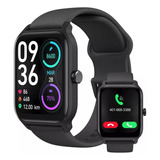 Smartwatch Mujer Hombre Reloj Inteligente Bt Llamadas Alexa Color De La Caja Negro Diseño De La Correa Mesh