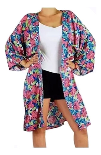 Tapado Floreado .kimono Mujer De Algodón Diferentes Diseños