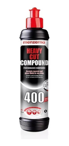 Pulidor De Corte Menzerna 400 250ml Formula Nueva Heavy Cut