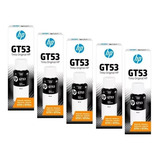 Kit 5 Refil De Tinta Hp Gt51 Gt53 Black