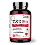 Nature Target Coq10-200 Mg Con Pqq L-carnitina Y Omega-3, Co