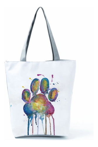 Bolso De Mano Dogs Paws Love Dogs  Bolsa De Compras Casual P