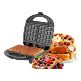 Maquina Wafflera Eléctrica Mas Receta Incluida Gratis