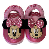 Disney Minnie Mouse Pantuflas Para Niña