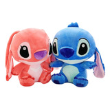 Peluche Stitch Súper Kawaii X 2 Pareja 