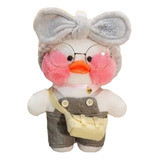 Peluche Pato Lalafanfan 30cm Cute Kawaii Color Blanco