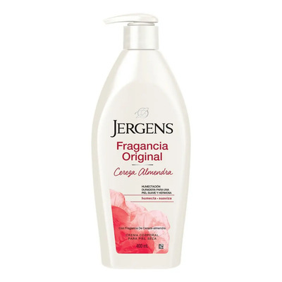 Jergens Crema Corporal Humectante Cereza Almendra Piel Suave | MercadoLibre