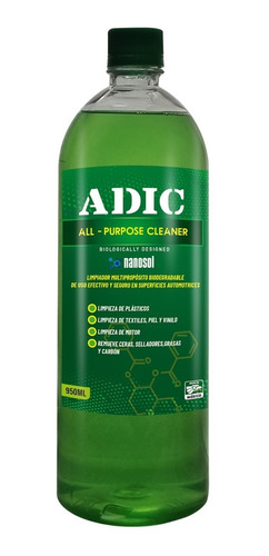 Adic Apc Limpiador De Tapicería, Salas, Motores, Piel 500ml