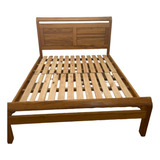 Cama King Size Para Casal Madeira Natural Peroba Demolição