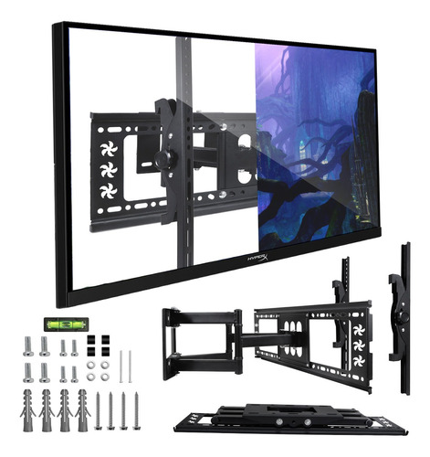 Soporte Pantalla Tv Monitor Lcd De Pared Base Movil 32-70in