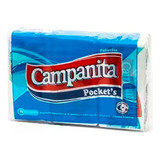 Pañuelos Descartables Tissue Campanita Pocket X 30 Paquetes