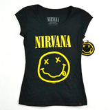 Nirvana Playera De Dama 100% Original