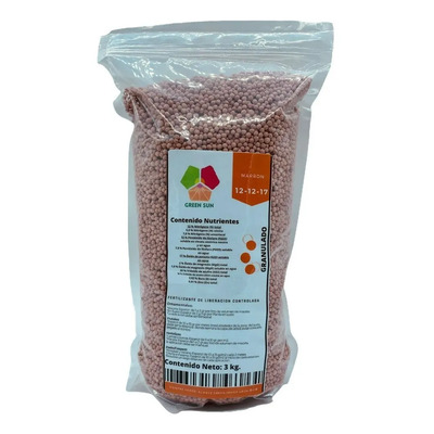 Nutriente Granulado Marron Jardin Arboles Frutales Npk 3 Kg
