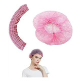 Pack De 50 Cofias O Gorros Desechables Rosados