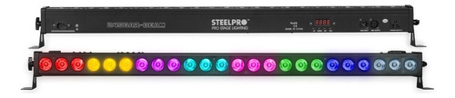 Barra Led Alta Potencia 24x5w Rgb - 3 En 1 - Steelpro