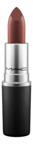 Labial Mac Satin Lipstick Color Film Noir Satinado