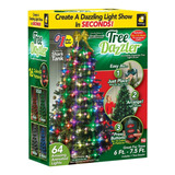 8 En 1 64 Led Árbol De Navidad Led Luz Lámpara De Cadena