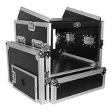 Case Rack Para Dj 6 Ur Sonidero Mixer Cabina Mixer Laptop