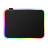 Mouse Pad Gamer Led Rgb Retroiluminado Usb 300x250x3mm Noga