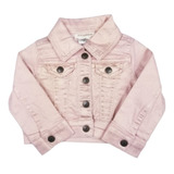 Chaqueta Para Bebe Niña Rosa Escarchada