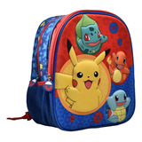 Maleta Escolar Poliéster Impermeable 3d Pokémon Pikachu 
