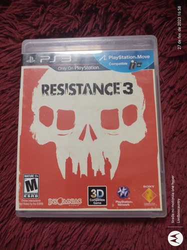 Jogo Playstation 3 Resistence 3