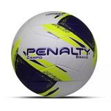 Bola De Futebol Penalty Campo Bravo Xxiii Nº 5 Unidade X 1 Unidades  Cor Amarelo E Azul