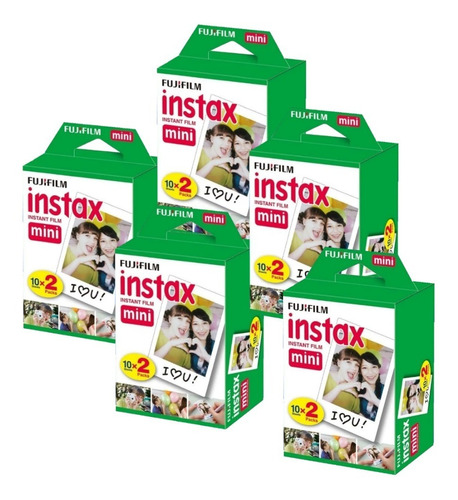 Rollo Fujifilm Instax Mini Marco Blanco X10 U. Prem