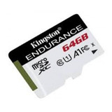 Micro Sdxc Endurance 95r/30w C10 Kingston A1 Card Sdce/64 /v