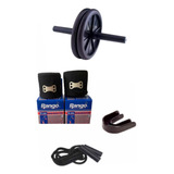 Kit Boxeo Protector Bucal  Vendas Soga De Salto Rueda Doble