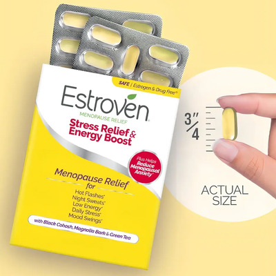Estroven Suplemento Nutricional Cápsulas Menopausia Sin Sabor 28 Unidades | Envío gratis