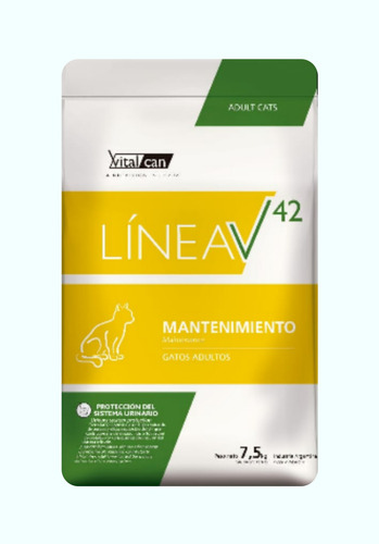 Alimento Vitalcat V 42 Indoor Para Gato Adulto En Bolsa De 7