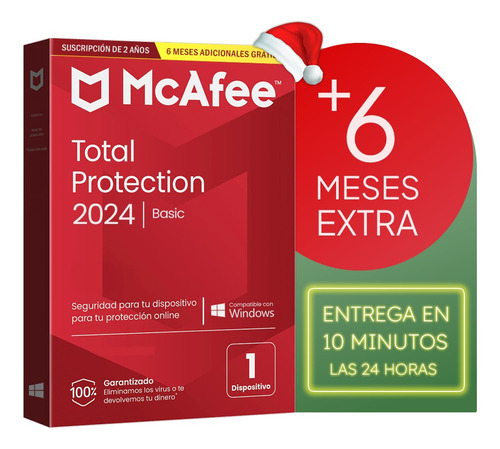 Antivirus Mcafee Total Protection Original - 1 Pc, 2 Años