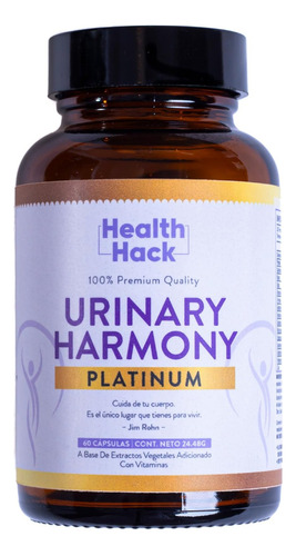 Suplemento Platinum Salud Urinaria Con Arándano (60 Cáps) Hh