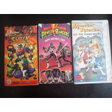 Lote De Peliculas Vhs Power Rangers Cubix