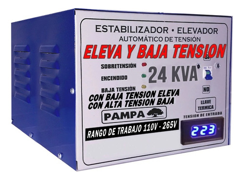 Elevador Automático De Tensión 24 Kva 110v-265v Eleva Y Baja