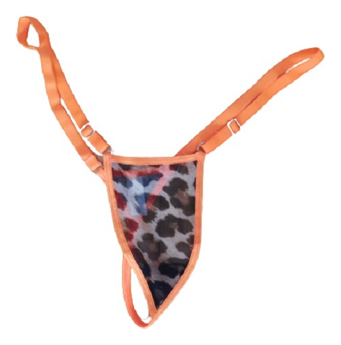 Tanga Cola Less Animal Print Super Sensual Lenceria Femenina