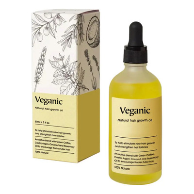 El Aceite Esencial Para El Cuidado Del Cabello Veganic Hair
