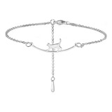 Tobillera De Gato Dreamtimes Para Mujer, Pulsera De Tobillo