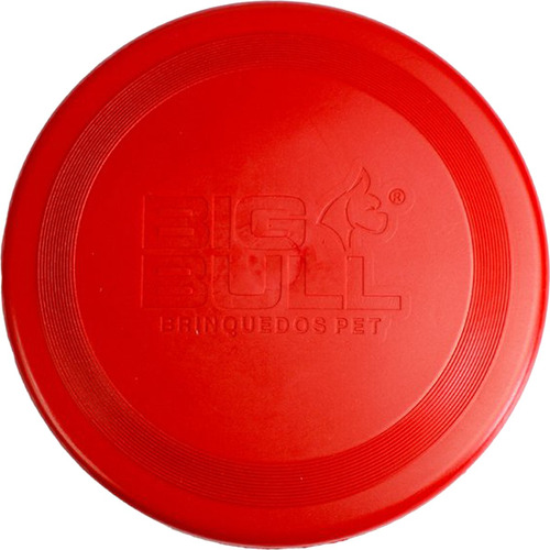 Frisbee Disco Voador Vermelho Resistente Para Cachorros Pet