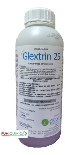 Insecticida Glextrin 25 X 1 L Cipermetrina 25 (belgrano)