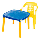 Mesa Comedor Infantil + 1 Silla Armaty Original