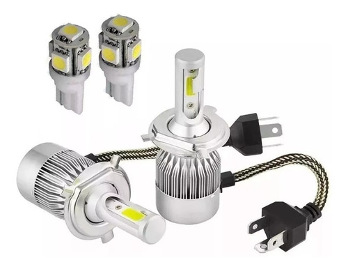 Kit Luces Led Cree Chevrolet Aveo  7600lumens 36w