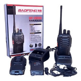 Radio Walkie Talkie Baofeng Bf-888s Uhf X2 Bateria 2800m Ah