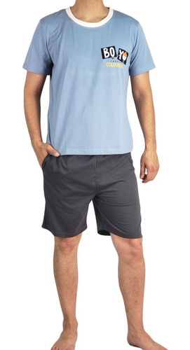 Pijama Hombre Verano Short Y Polera Ff