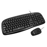 Kit 2 En 1 Teclado Y Mouse Alámbrico Balance Easyline