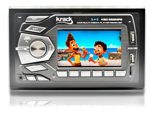 Autoestéreo Con Pantalla 2 Din Krack Ksd858 Mp5 Bluetooth 4 